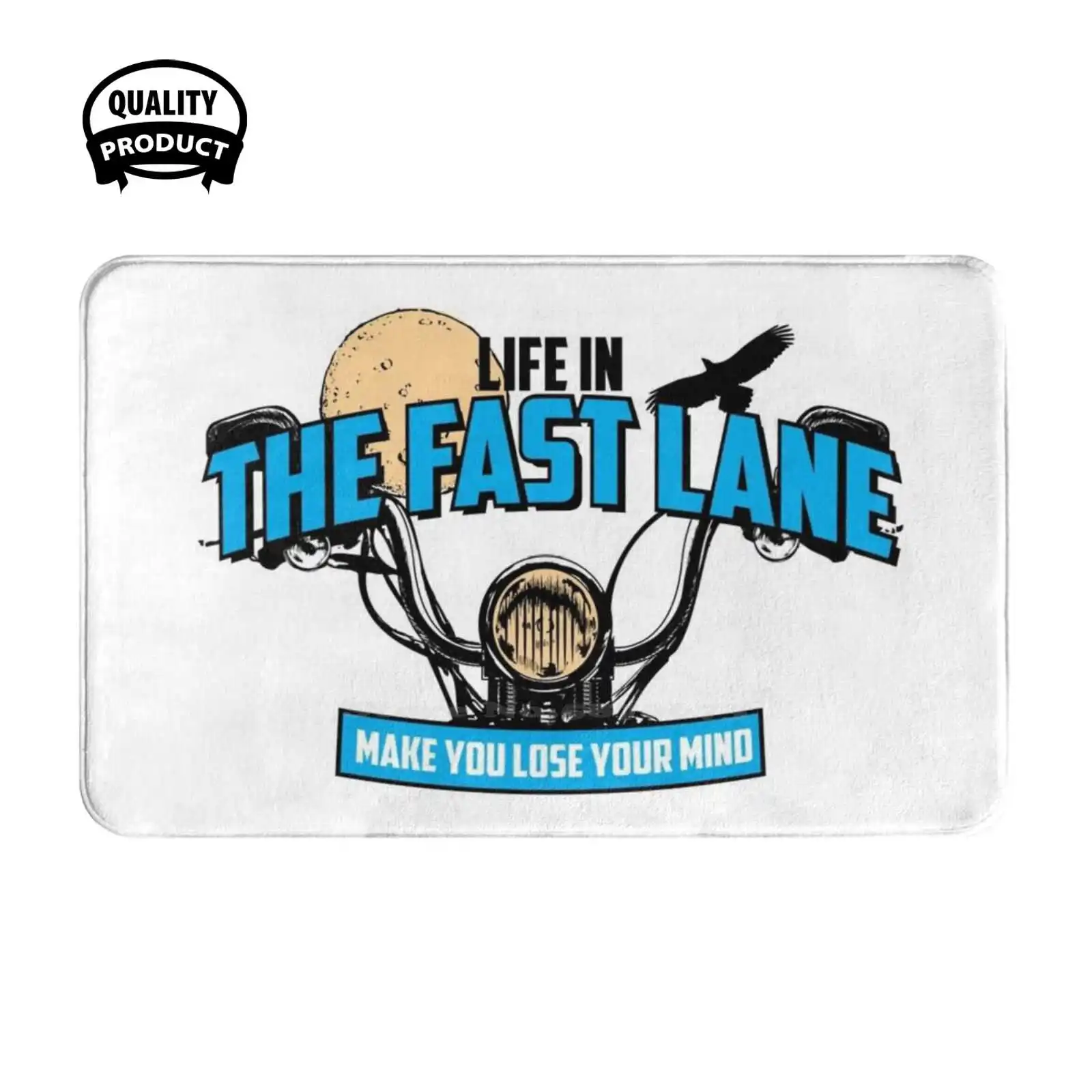 Мягкая подушка Life In The Fast Lane домашний ковер дверной коврик раньше Лос-Анджелес