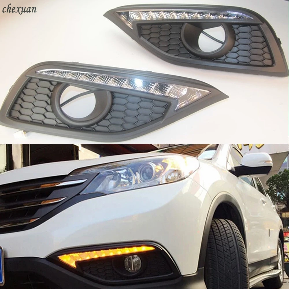 CSCSNL DRL Вождения освещают светильник LED с поворотник противотуманных фар Реле