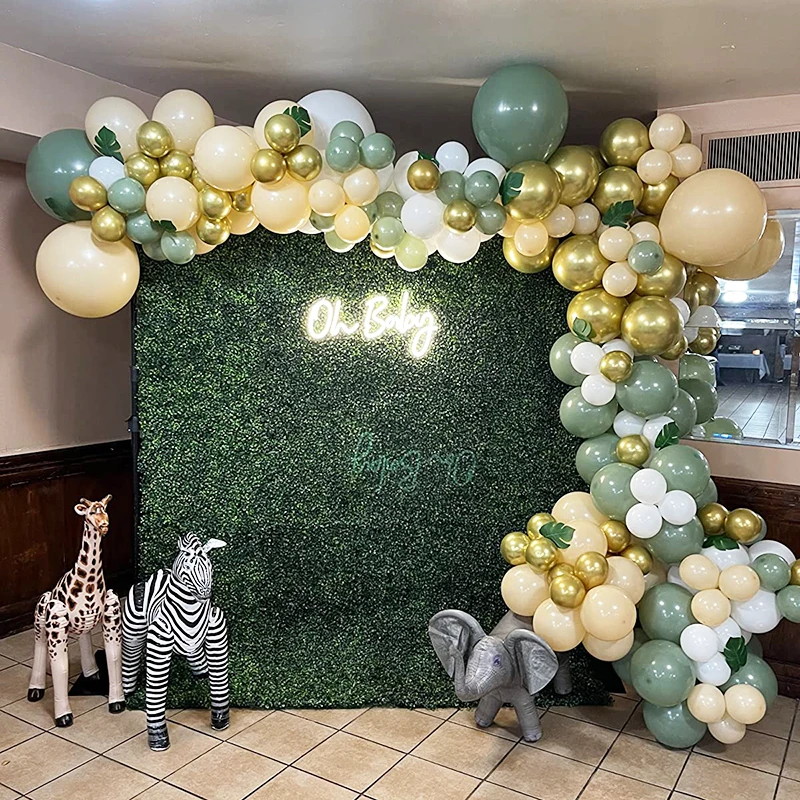 Джунгли сафари украшение на день рождения жираф слон Зебра Тигр надувная игрушка