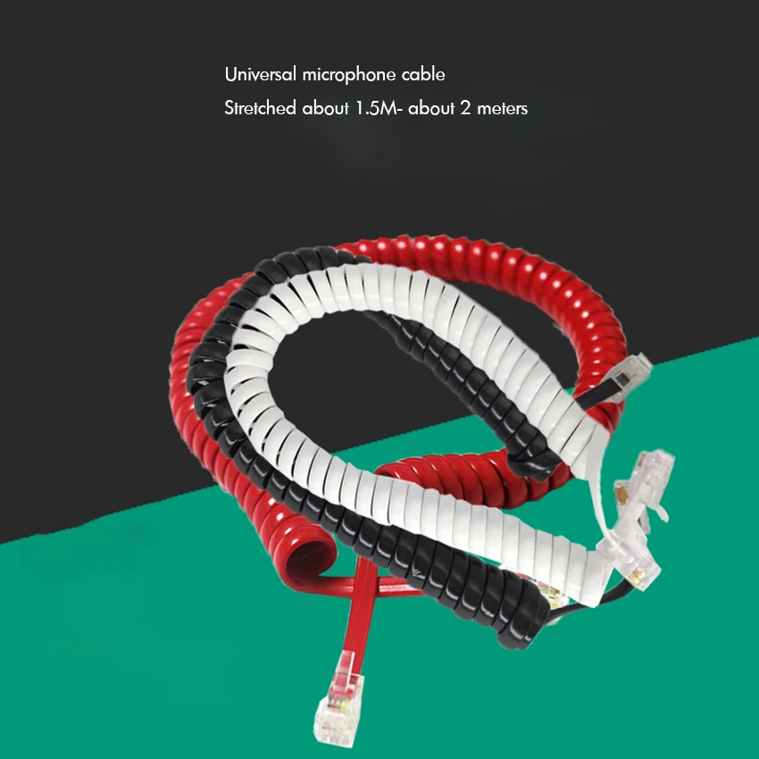 1PC Telephone Handset Cord Universal Landline Phone Cable 4P4C Line Accessory | Компьютеры и офис