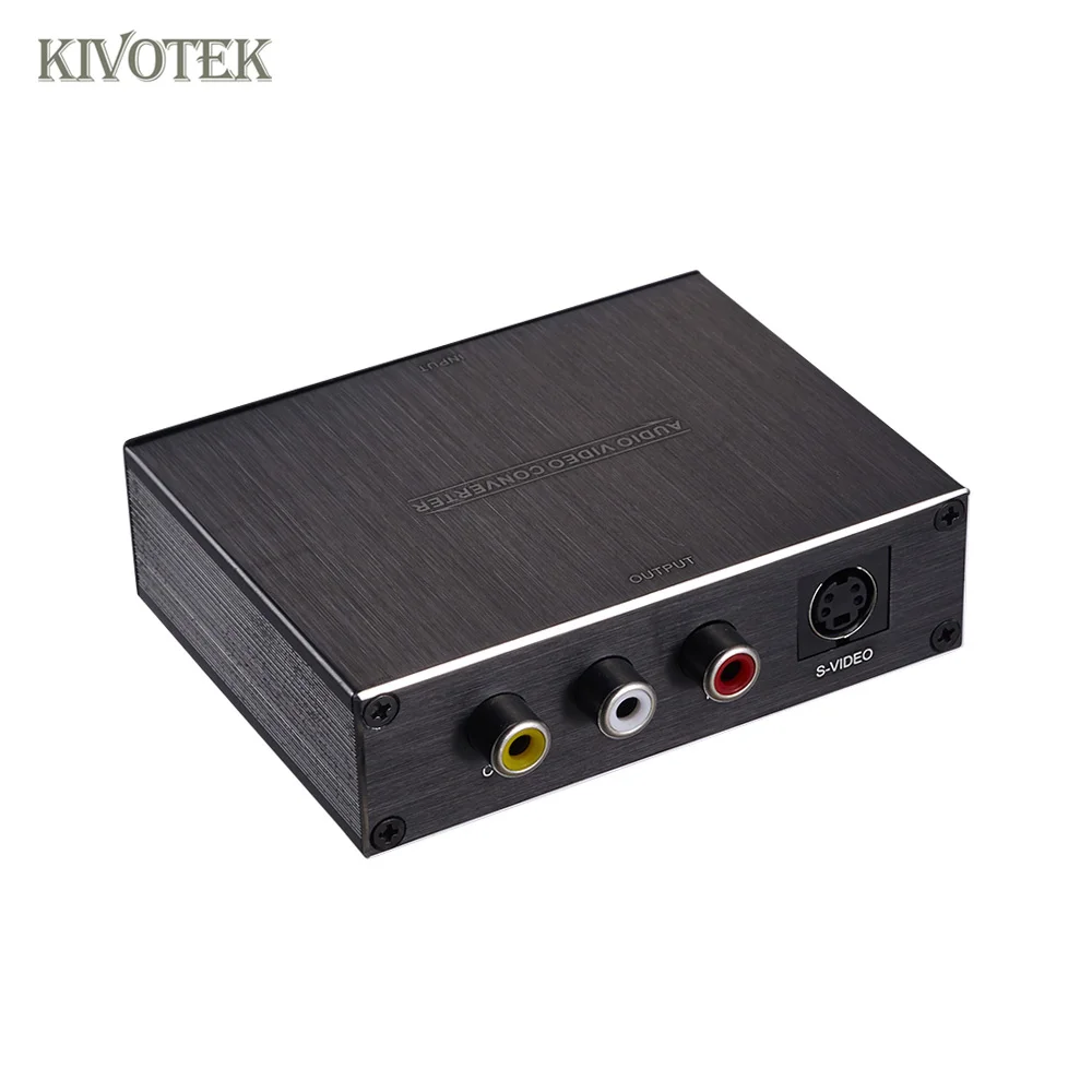 Переходник с HDMI на RCA/CVBS + S-видео конвертер скалер In-HDMI PAL NTSC 1080p для HDTV XBOX PS3/4