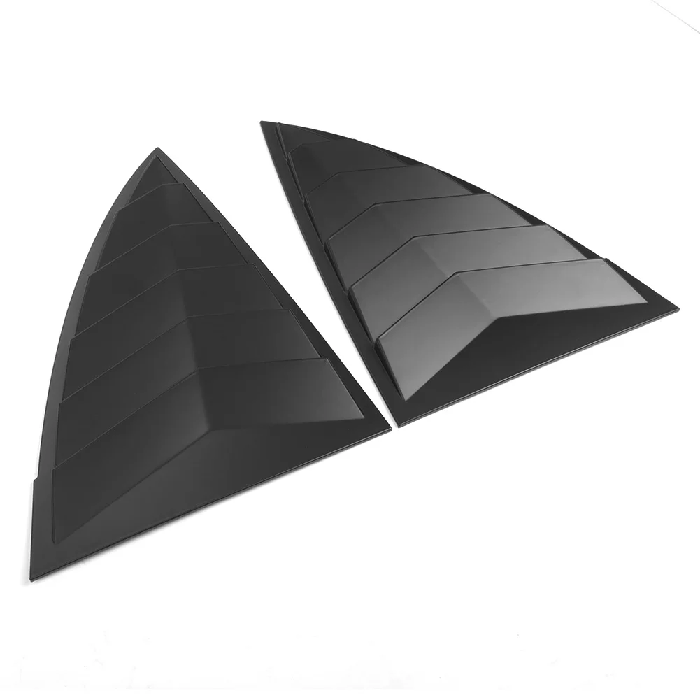 

2Pcs Car Rear Window Triangle Shutters Blinds Decoration Cover Rear Window Triangle Shutters Shade for Tesla Model Y