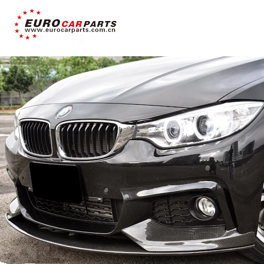 4 серии F32 F33 карбоновая передняя губа для 420 435 428i до M-Sport карбоновый передний