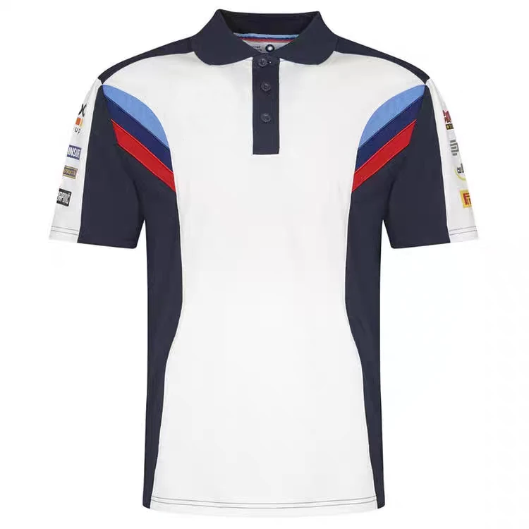

New Motorcycle Men's Polo Shirt Summer Short Sleeve For Bmw T-shirts High Quality Sports jerseys Turn-down Collar Motorbike