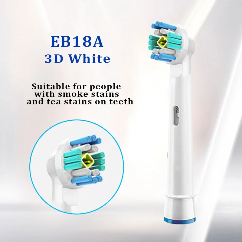 Oral B Electric Toothbrush Heads Replaceable Brush Heads For Oral B Electric Advance Pro Health Triumph 3D Excel Vitality 4pcs
