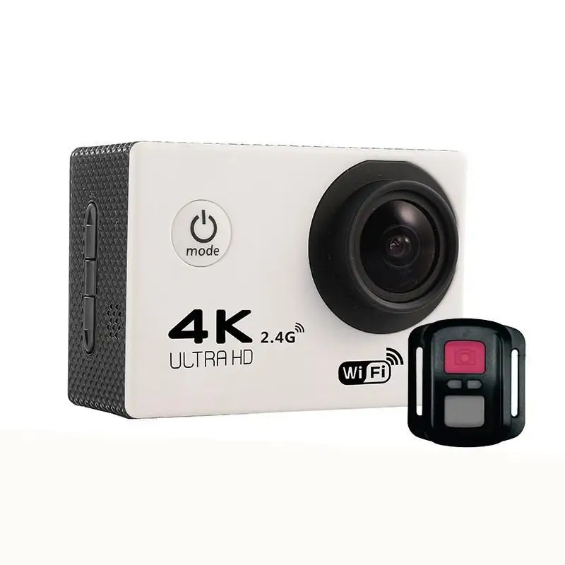 Скидка 4K Ultra Hd Экшн-камера F60 4K 30fps 1080P Sport WiFi 170D камера на шлем Подводная Водонепроницаемая Спортивная камера с рознипосылка кой
