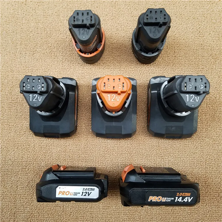 Б/у литиевая батарея AEG RIDGID богатая с б/у 12V2. 03. 06,0 Ач 14,4 В 2,0 Ач Подержанные продукты