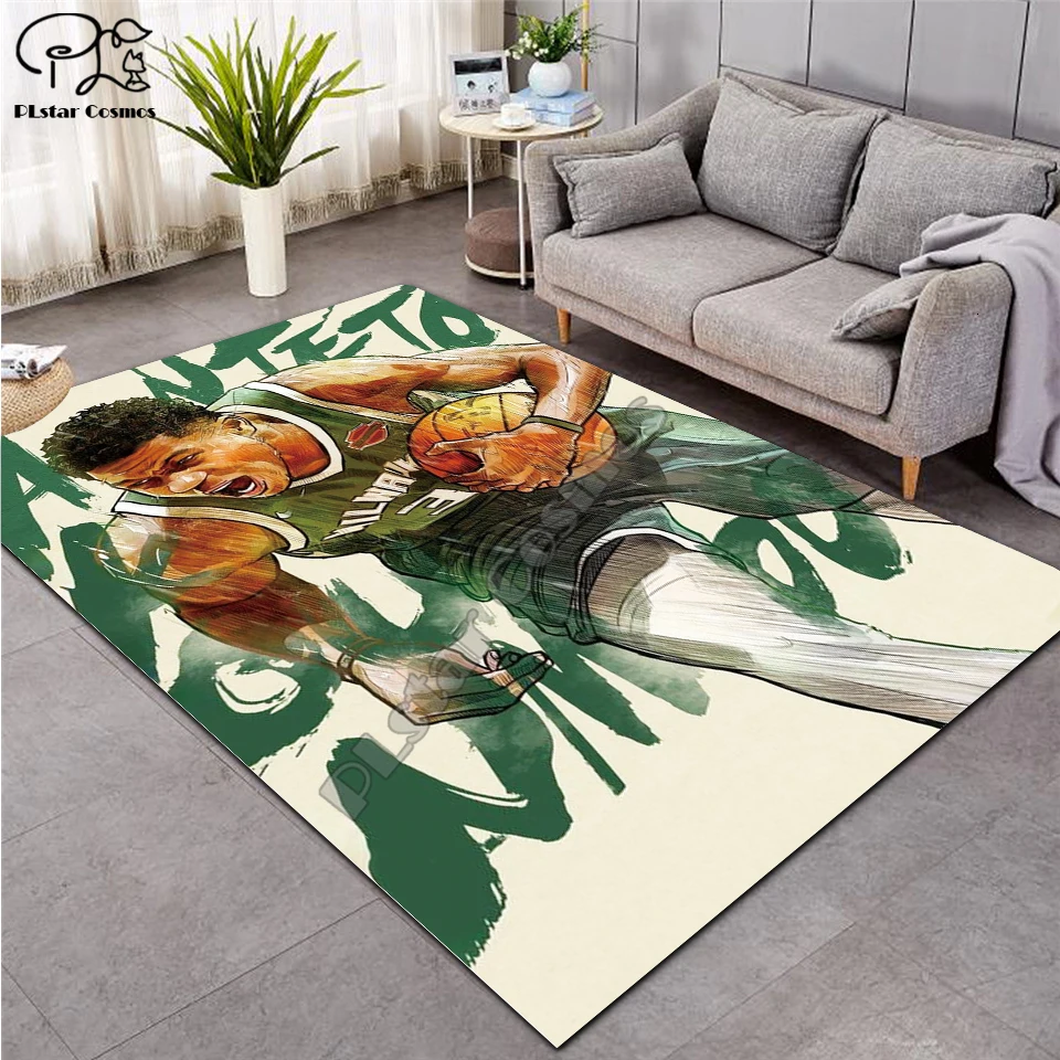 Баскетбол знаменитости ковер 3D с отпечатанным узором Коврик для прихожей анти