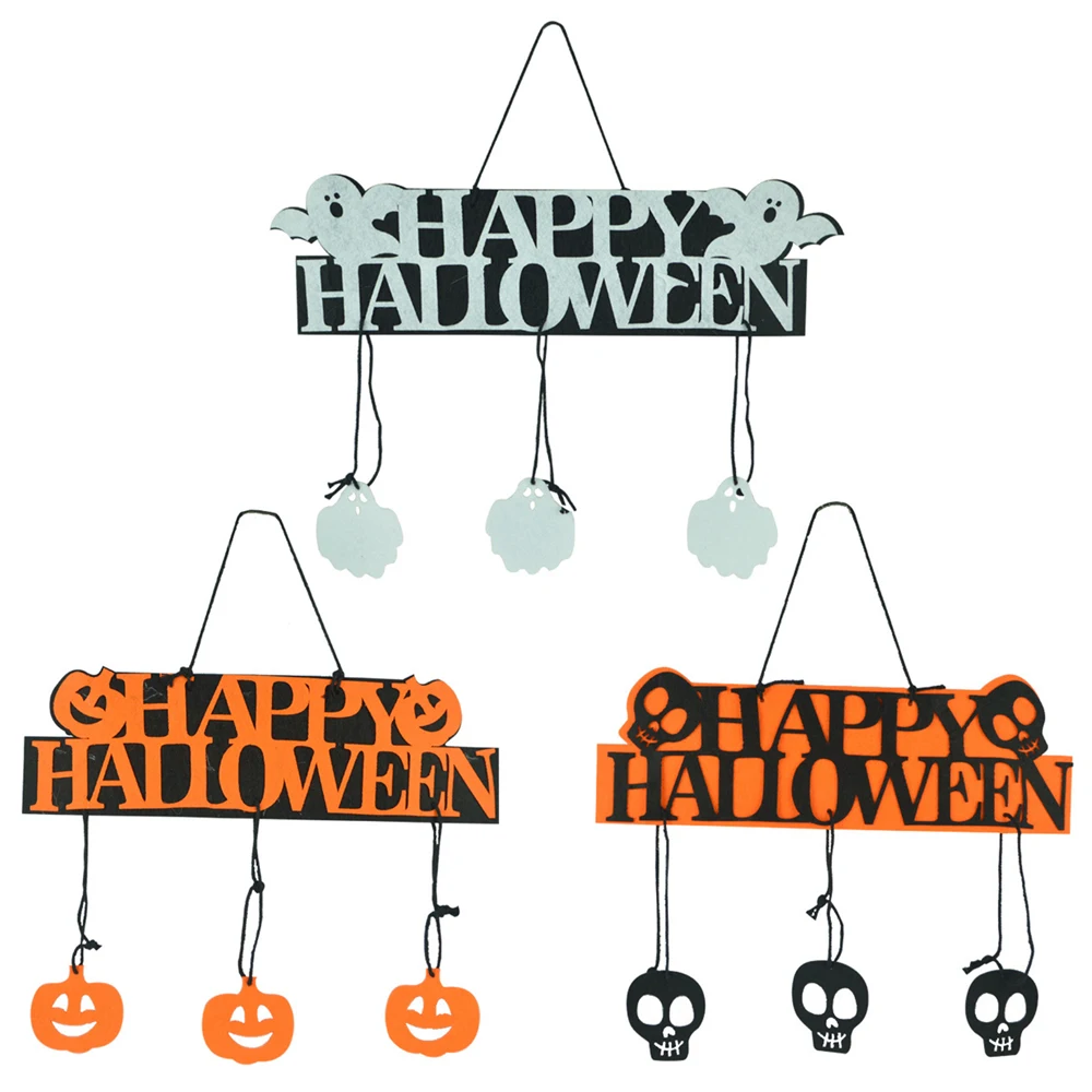 

Halloween party Door Hanger ghost Pumpkin festival Decor skull pendant haunted house In door Out Party Props