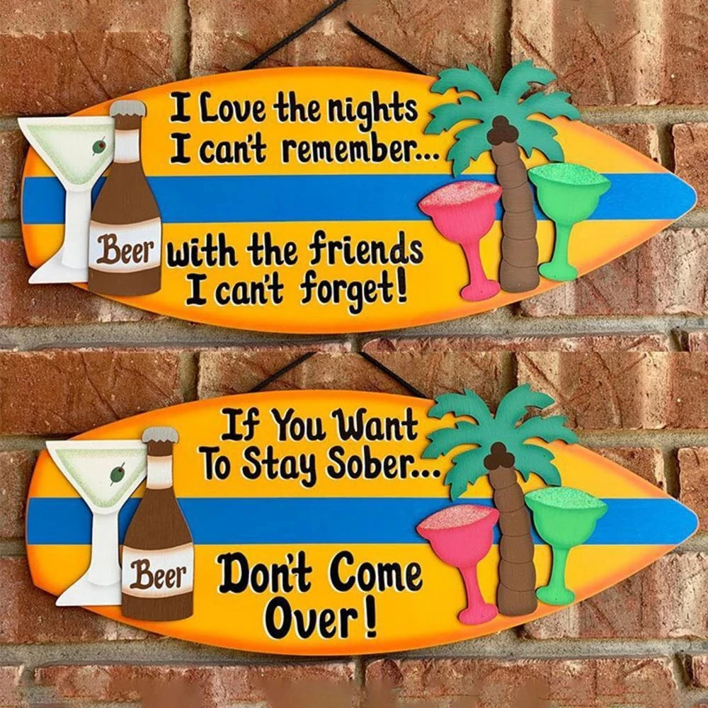 

California Surfboard Decorations Endless Summer Wall Decoration Tin Sign Retro Surfboard Metal Sign Painting Plaque