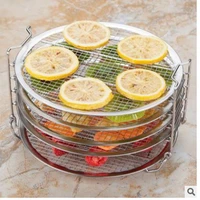 304 food grade stainless steel dehydrator racks five stackable layer with feet for ninja foodi 6 5qt and 8qt air fryer
