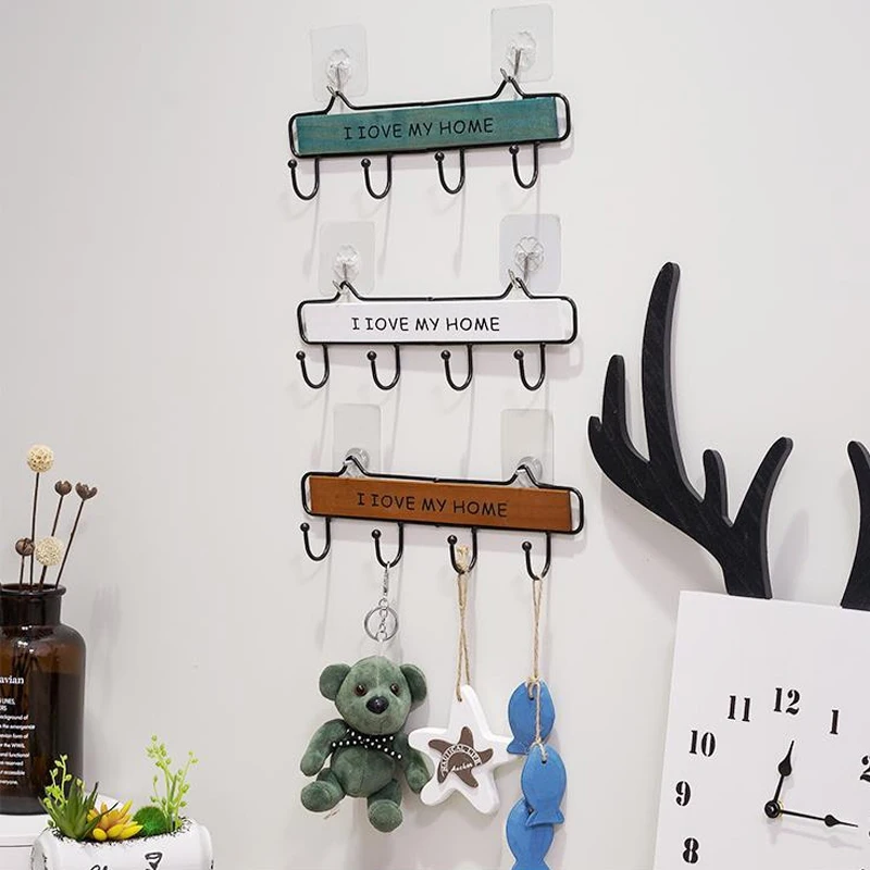 Современный стиль Silplicity деревянный настенный стеллаж крючок для хранения шляп