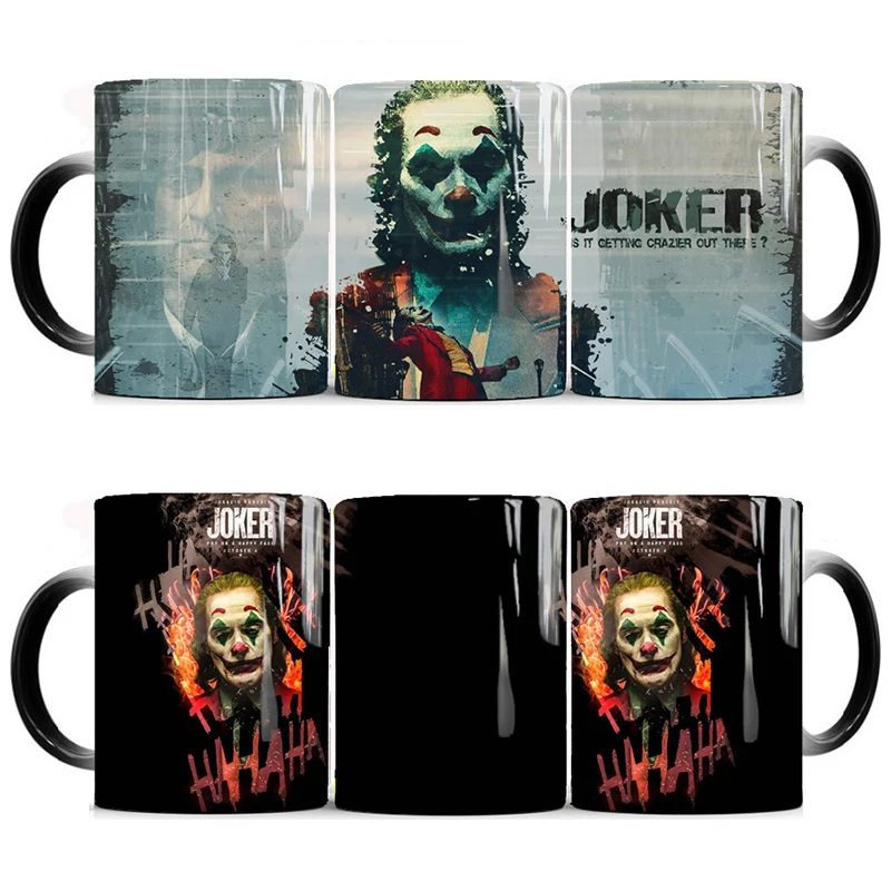 Новые креативные Волшебные кофейные кружки Джокер 350 мл 2 стиля меняющиеся цвета