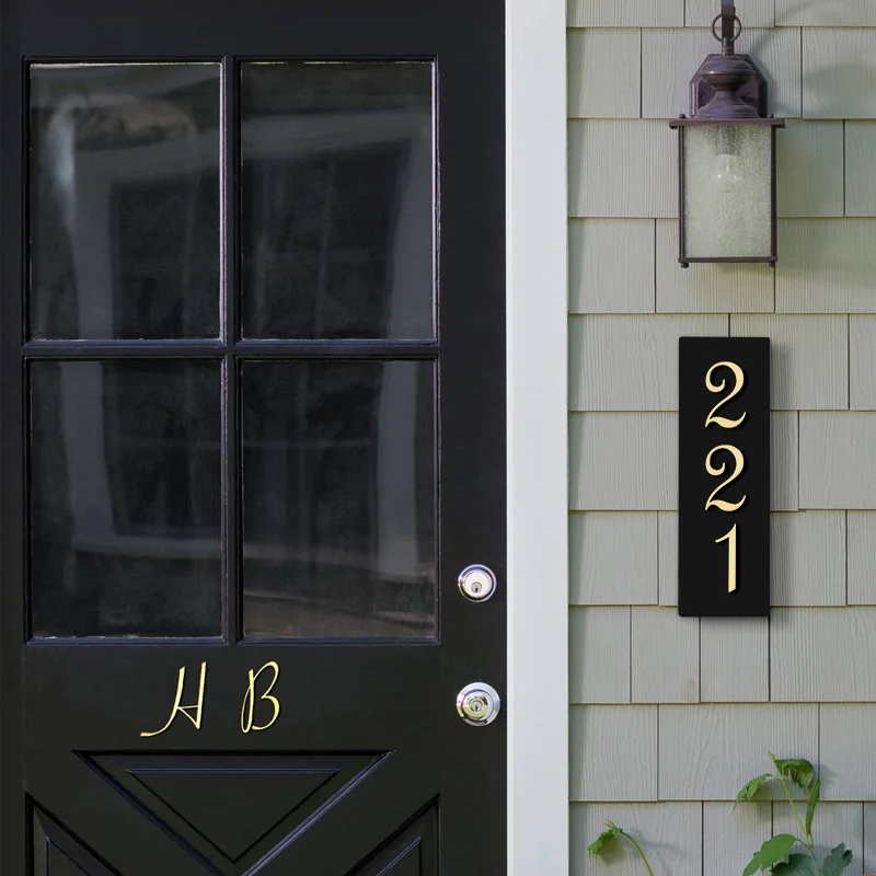 50 мм латунь номер дома свет гостиничных дверей адрес Толстовка с принтом