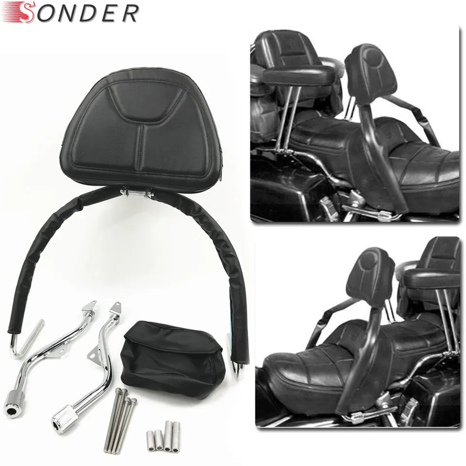 Motorcycle Adjustable Driver Rider Backrest Sissy Bar for Honda Goldwing GL1800 GL 1800 2001-2017 2010 2012 2013 2014 2015 2016 |