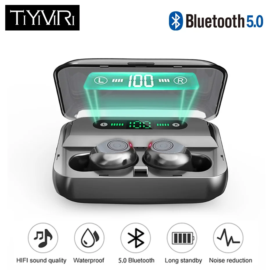 Bluetooth наушники беспроводные TWS спортивные Handsfree bluetooth 5 0 гарнитура для | Наушники и гарнитуры -32921379369