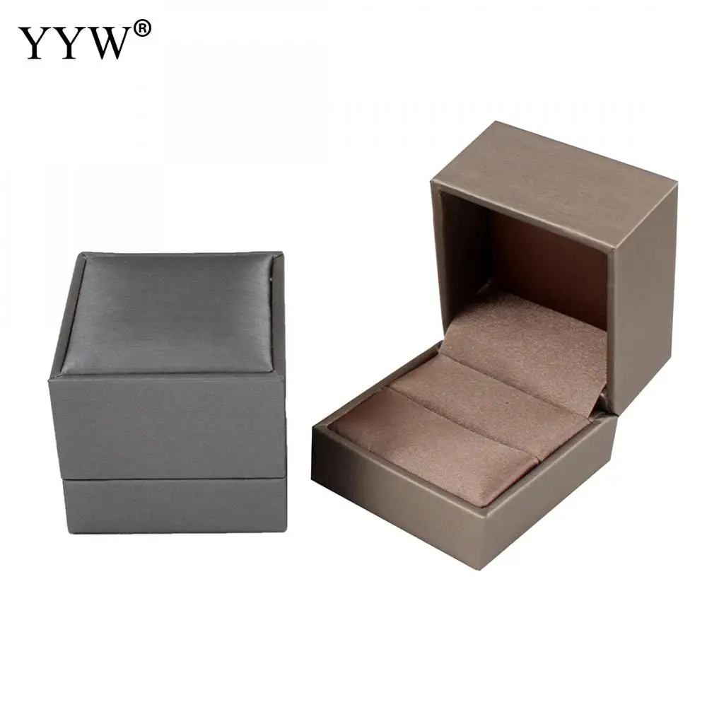 

Новая синяя коробка для обручальных колец из искусственной кожи, упаковка для ювелирных изделий, ожерелий, многофункциональная коробка для...