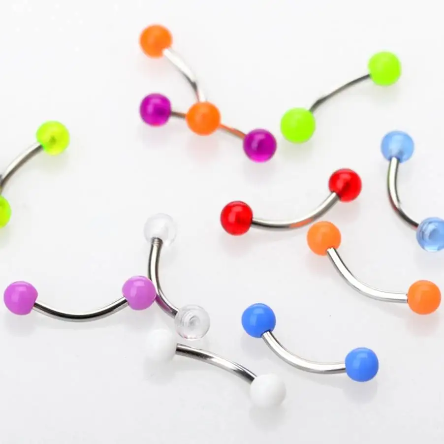 Оптовая продажа пирсинг ювелирные изделия в комплекте смешанный лот 10 шт.