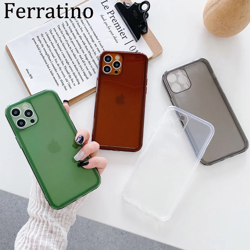 

Agate Green Silicone Clear Phone Case For iPhone 13 Pro Max 12 11 Pro Max XR XS 7 8 Plus Cover for Huawei P40 P30 Mate40 Nova7