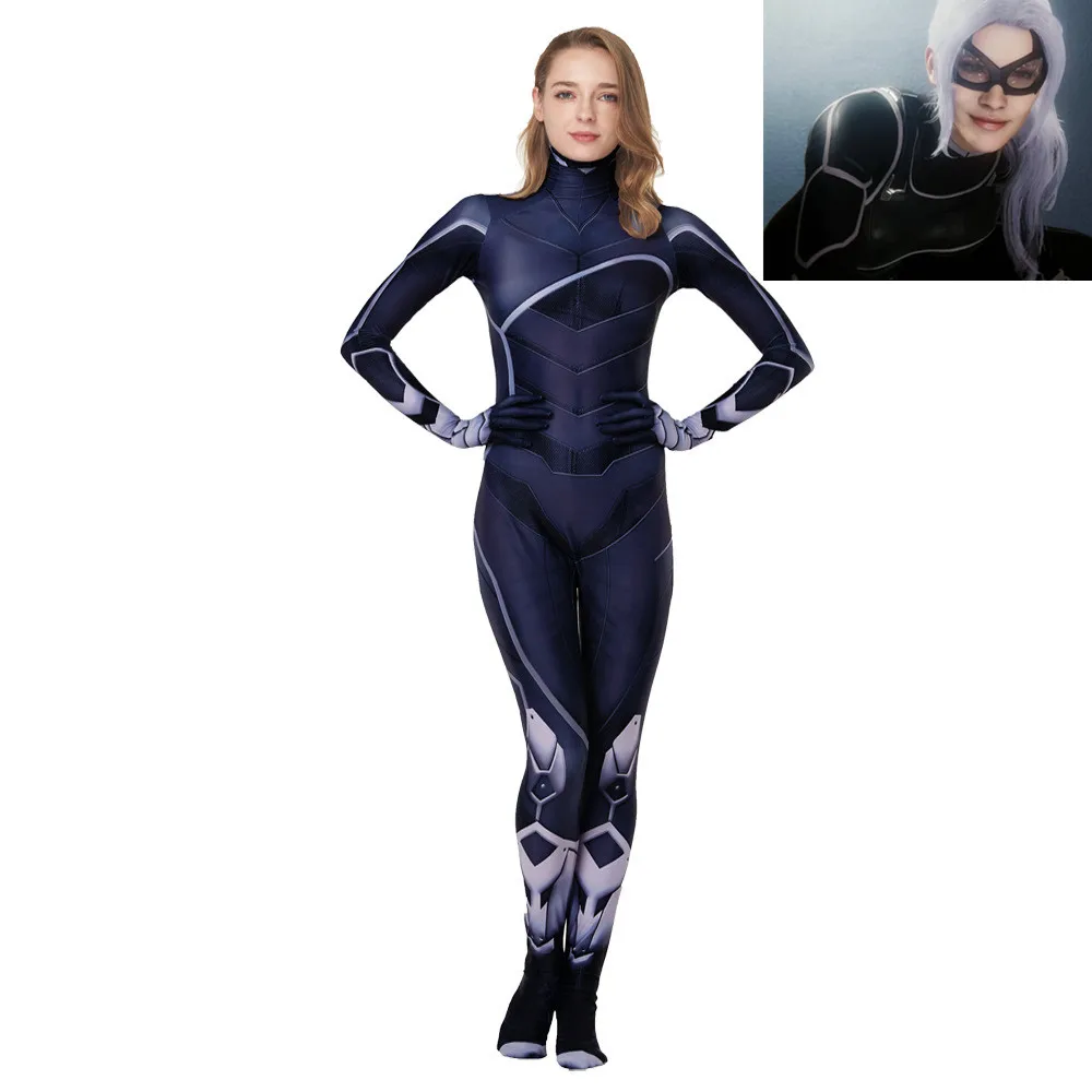 Знаменитый фильм PS4 Manwei Человек Паук Черный кот Девушки рука обернутый лайкра