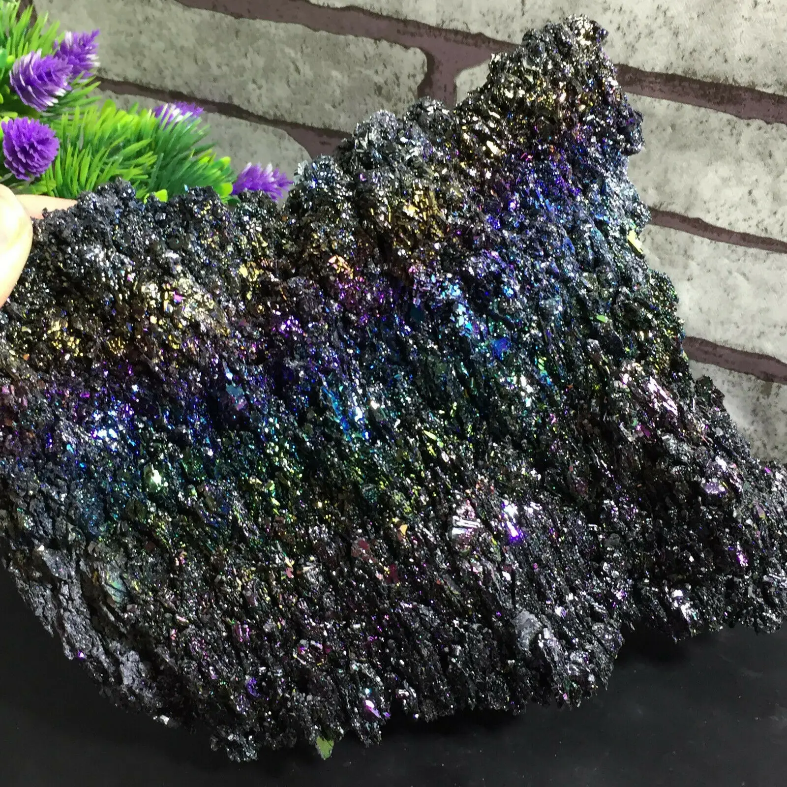

Unique colorful stone raw stone natural energy healing home furnishing