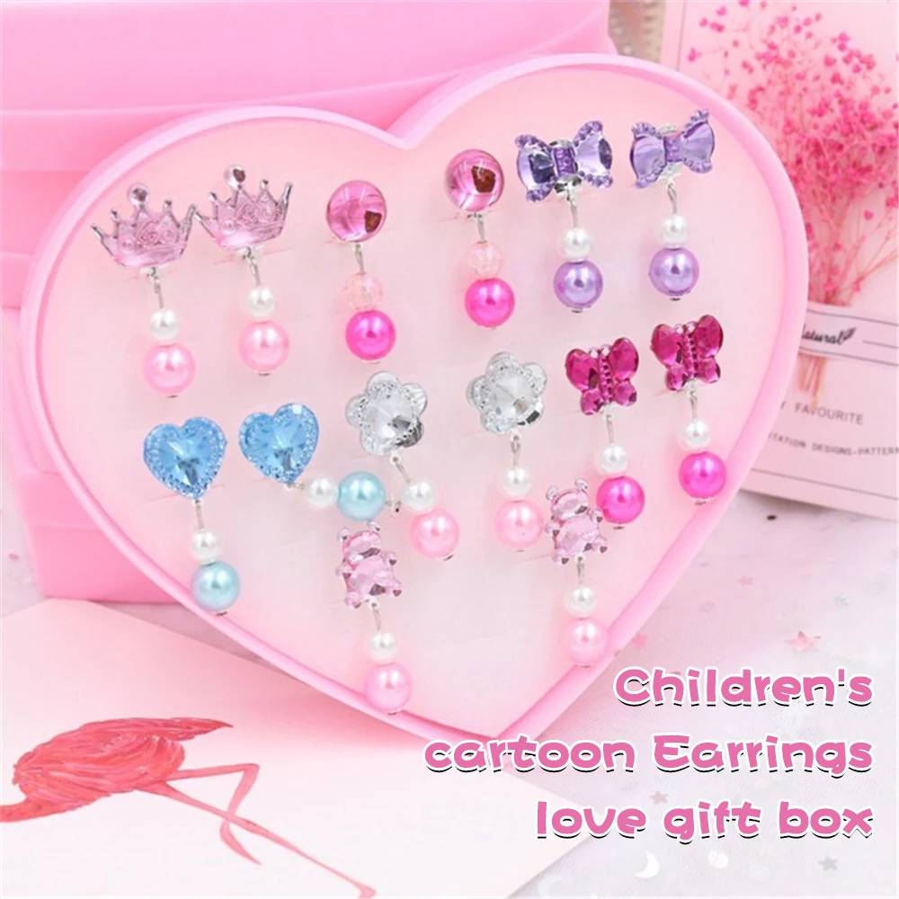 

Fashion Style Kids Ear Clip Lovely Cartoon Animal Baby Ear Clip No Piercing Earring Ear Ring for Baby Girl Children Gift Jewelry