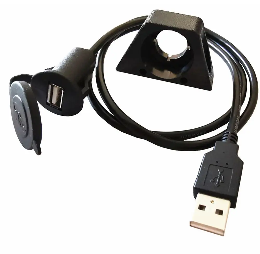 Удлинительный кабель для монтажа на панели USB 2 0 с пряжкой автомобилей грузовиков