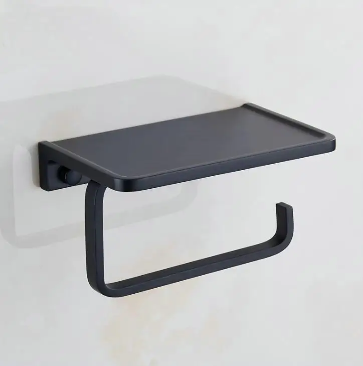 Черная Вешалка для бумажных полотенец крючок вешалка туалетной бумаги от