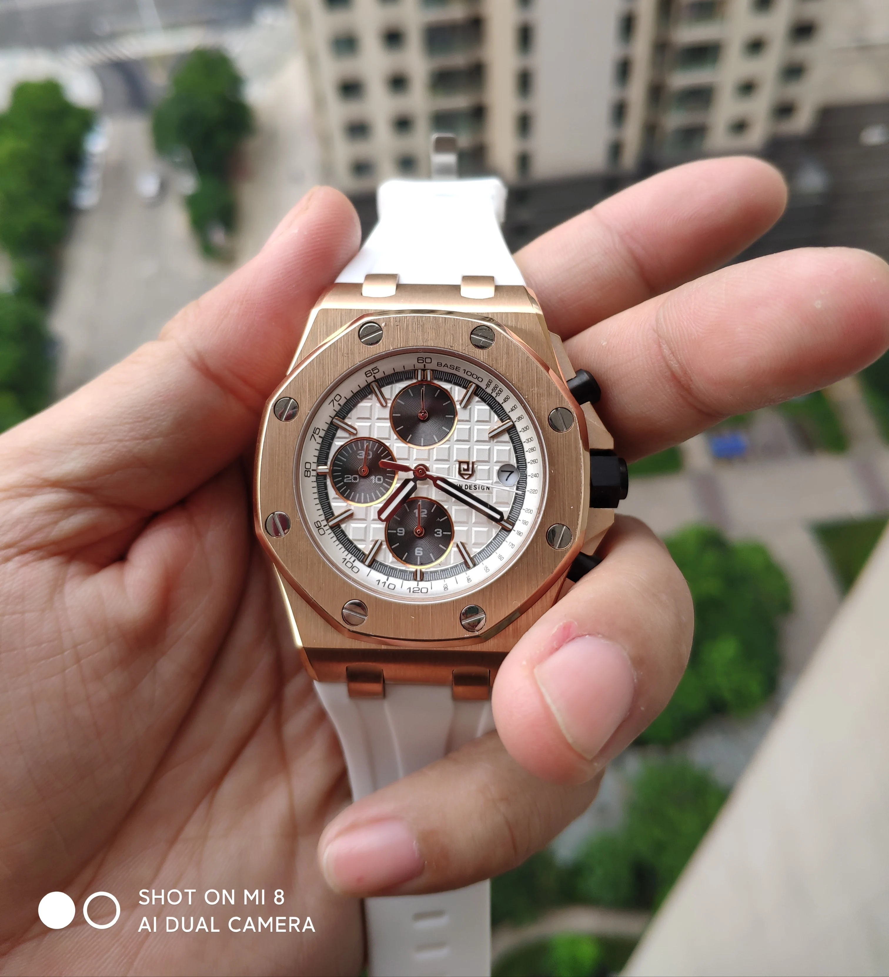 Часы наручные Didun Мужские кварцевые брендовые Роскошные деловые