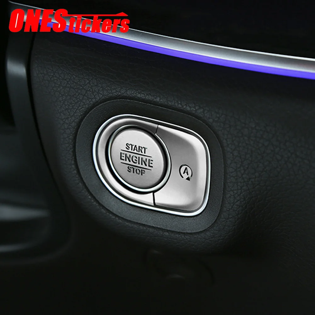 Автомобильные аксессуары кнопка запуска и остановки двигателя кольцевая