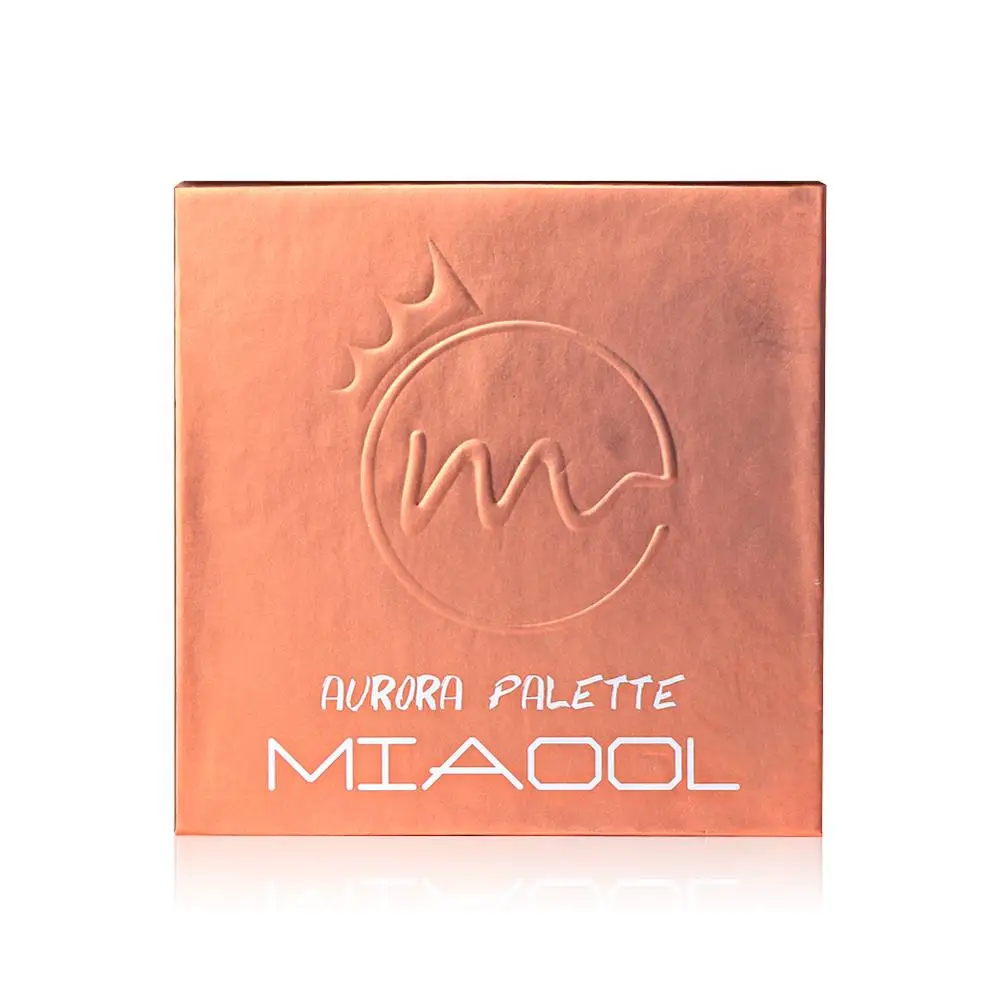 MIAOOL 9 цветов Палитра теней для век Алмазные блестки Foiled тени в одной палитре