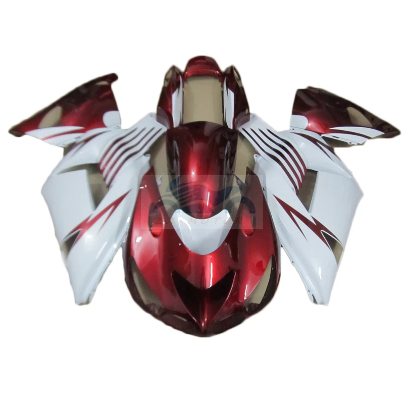 

Injection Beautiful Bodywork Fairings Kits For Kawasaki ZX14R 2006 2007 2008 Red White zx14r 06 07 08 Motorcycle fairing HJ24
