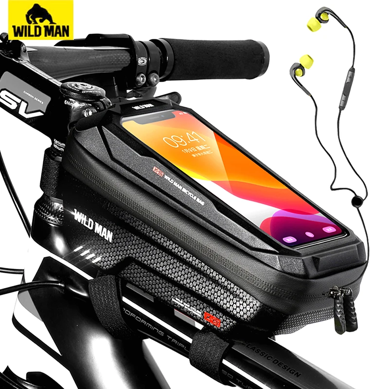 Дикий человек непромокаемые велосипедов Сумка для велосипеда сенсорный Экран