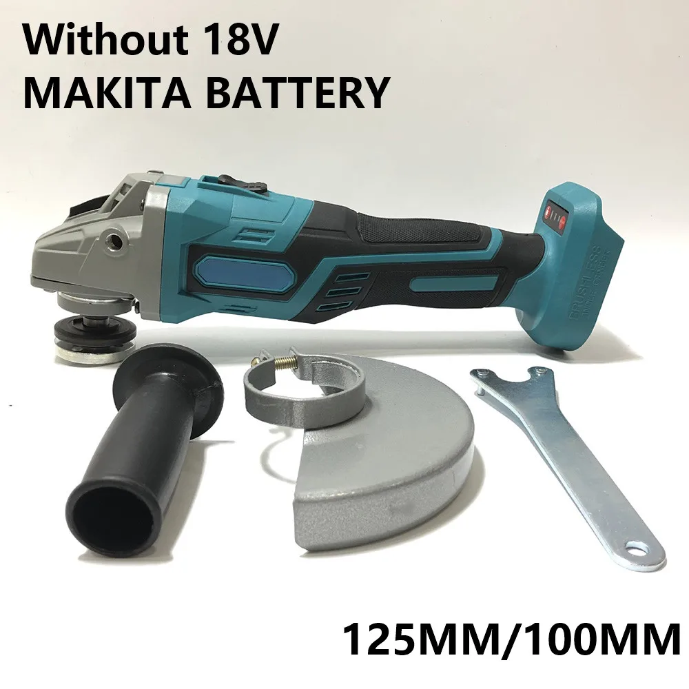 Бесщеточный полировщик для MAKITA 18 в подходит колеса 125 мм/100 мм прочный комплект с
