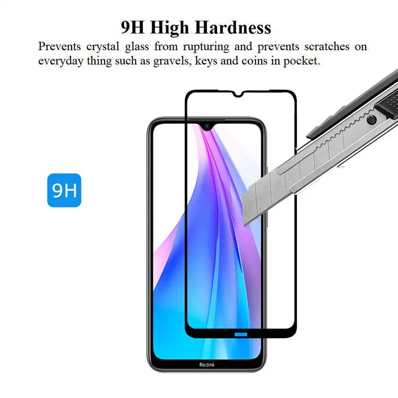 2 шт закаленное стекло на Redmi Note 8 Pro стекло протектор экрана Note8 8t k30 стекло Оригинальная защитная пленка для телефона