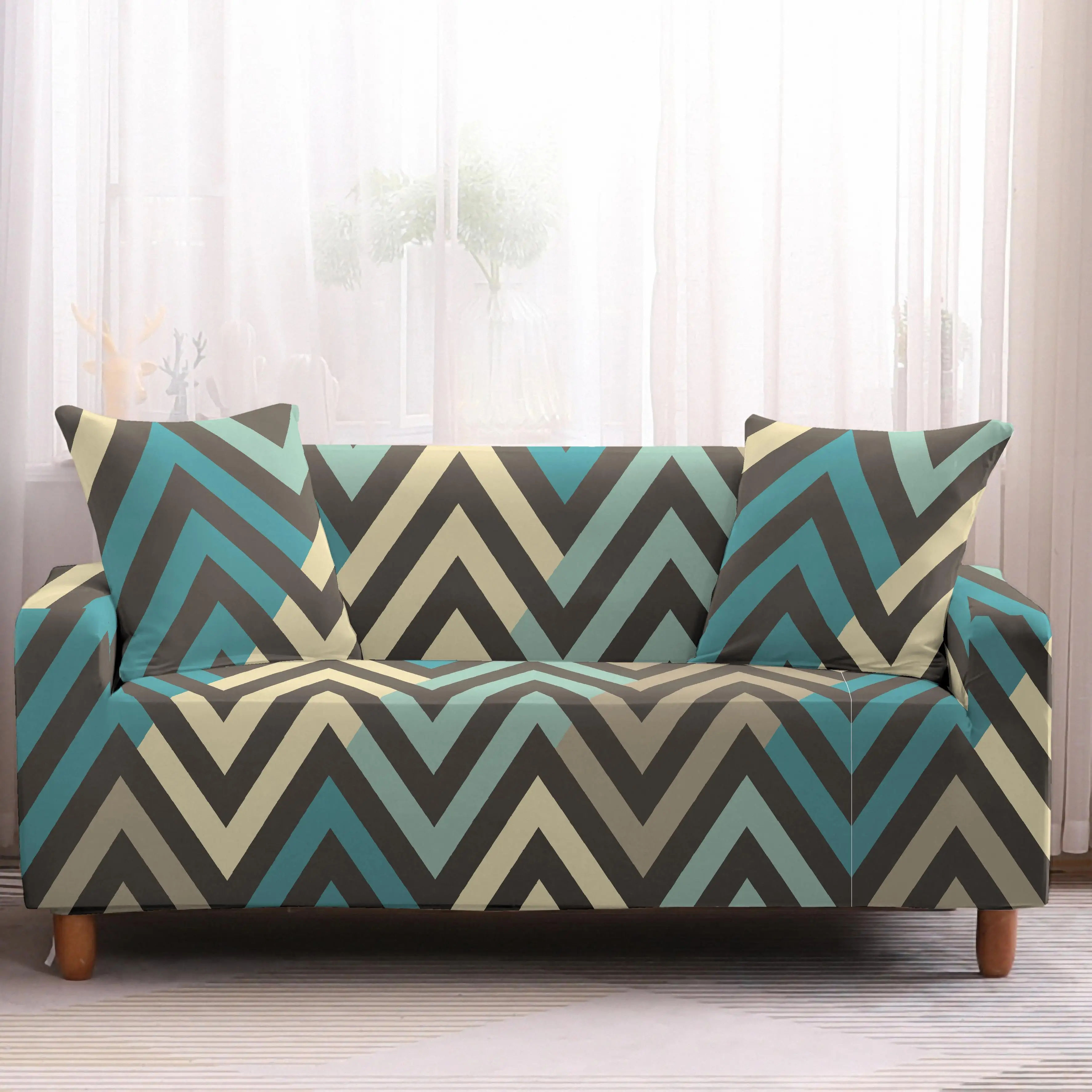 9 Скандинавские геометрические чехлы для дивана, обтягивающие Чехлы для дивана, все включено, противоскользящие секционные Угловые Чехлы для дивана, эластичные Чехлы для дивана - Цвет: 9