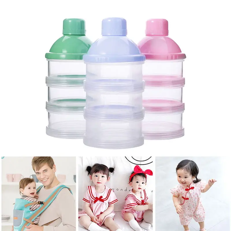 Портативный дозатор для молока и порошка контейнер еды коробка кормления