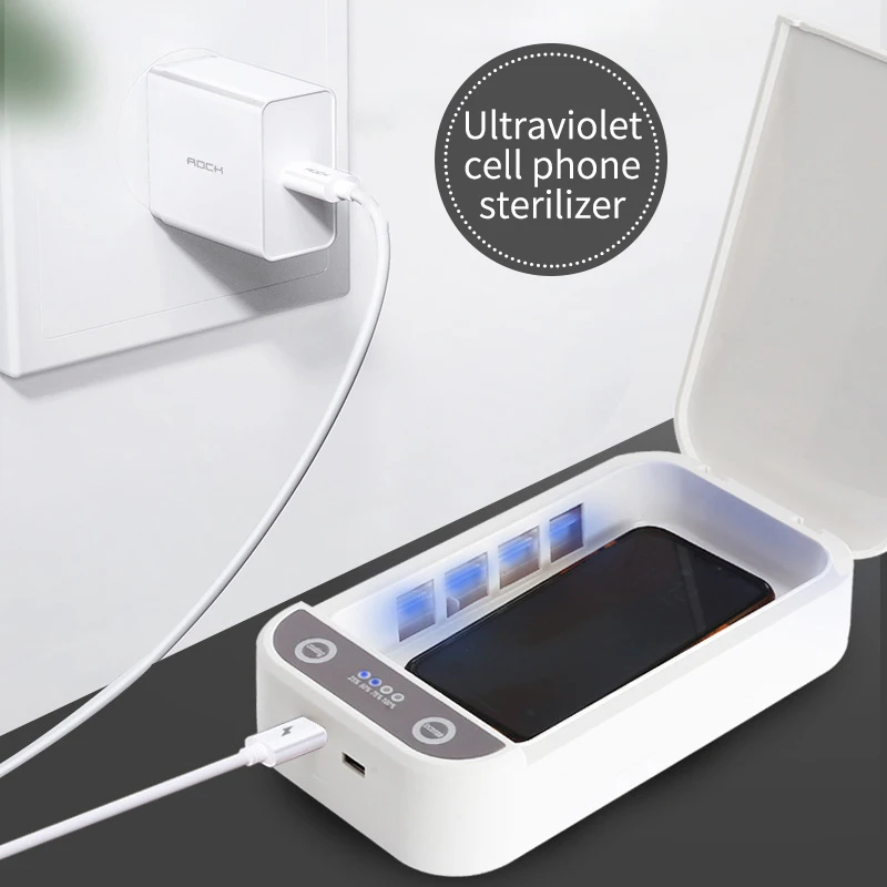 WAKYME UVC Sterilizer Germicidal UV Lamp USB Disinfector Ultraviolet Disinfection Box Light for Face Mask Jewelry Watch Phone | Лампы и
