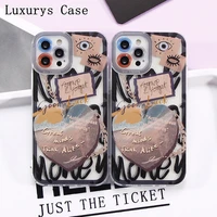 luxurys case transparent phone case for iphone 13 14 12 6 7 8 plus x 11 pro xs max xr cover customized design picture name photo