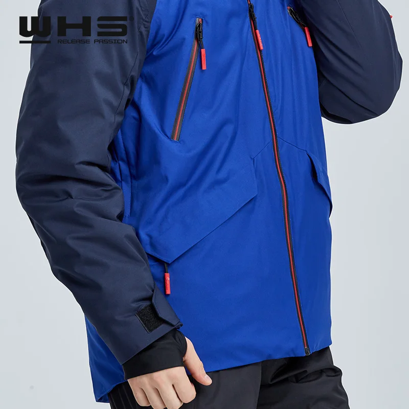 Whs мужские модные ветрозащитные водонепроницаемые уличные лыжные штаны