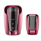 Чехол для автомобильного ключа из ТПУ, защитный чехол, защитные аксессуары для Toyota CHR Corolla RAV4 Avalon Land Cruiser Prado Prius 2020 2021