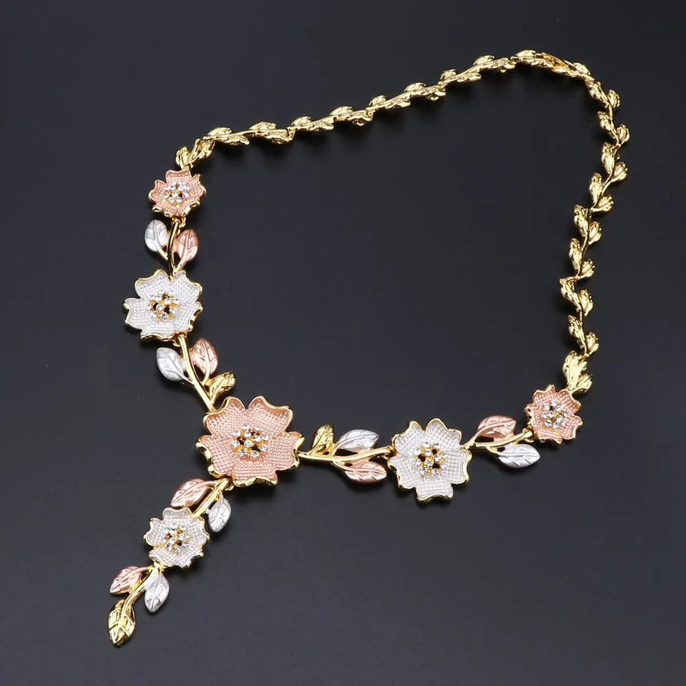 Комплект свадебных ювелирных изделий CYNTHIA в африканском стиле модное ожерелье