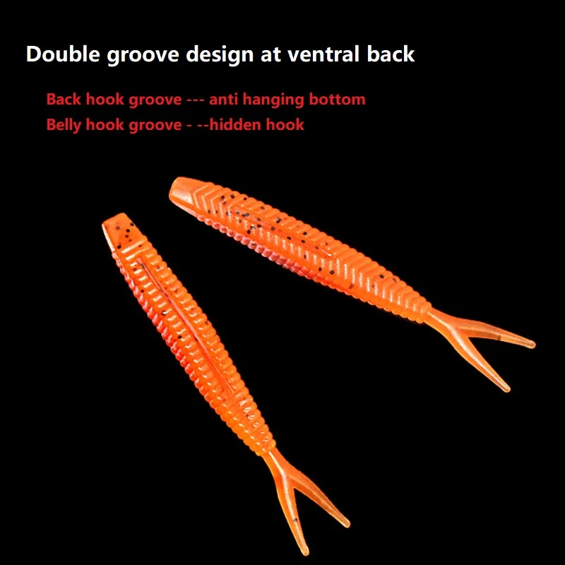 Мягкая рыболовная приманка 6-12 шт./лот искусственный силикон 6 см/1 5 г джиг-воблер
