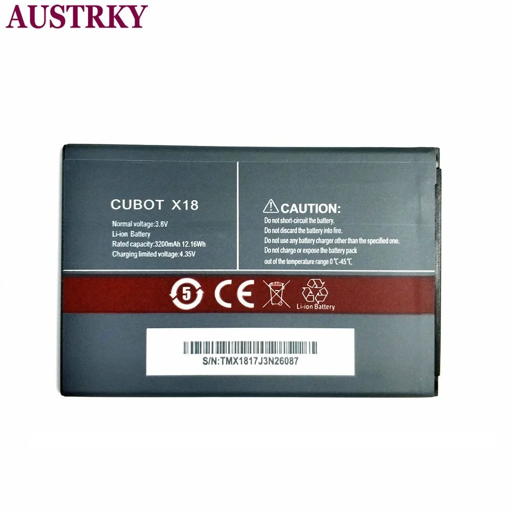 New 3200mAh High Quality Battery Rechargeable For Cubot X18 Mobile Phone Batterie Bateria | Мобильные телефоны и