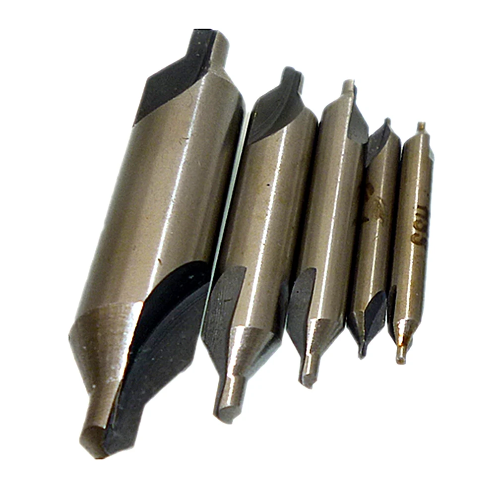 5 шт. центр HSS сверло 60 градусов комбинированные сверла зенкер угловой наконечник