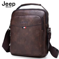 jeep buluo new arrived luxury brand mens vintage leather shoulder bag crossbody messenger bags handbag free shipping for man