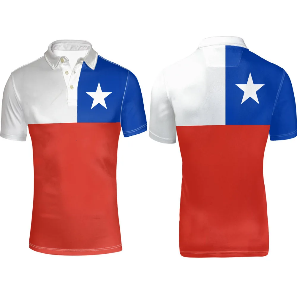 Чили Молодежная самодельная рубашка-поло chl с именным номером на заказ