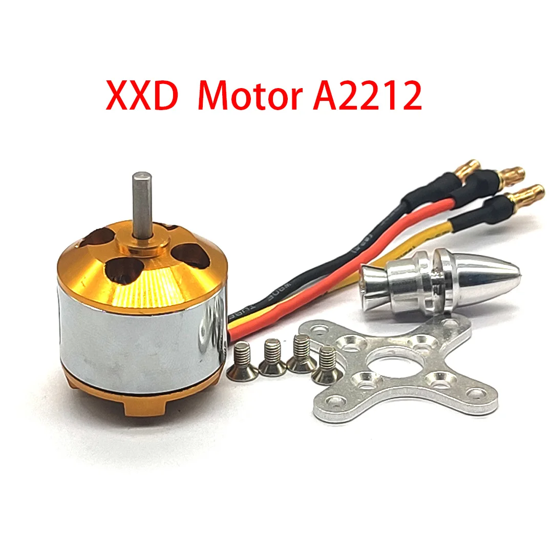 Двигатель XXD A2212 бесщеточный, 930KV 1000KV 1400KV 2200KV 2450KV для РУ самолета, самолета, мультикоптера, бесщеточный двигатель