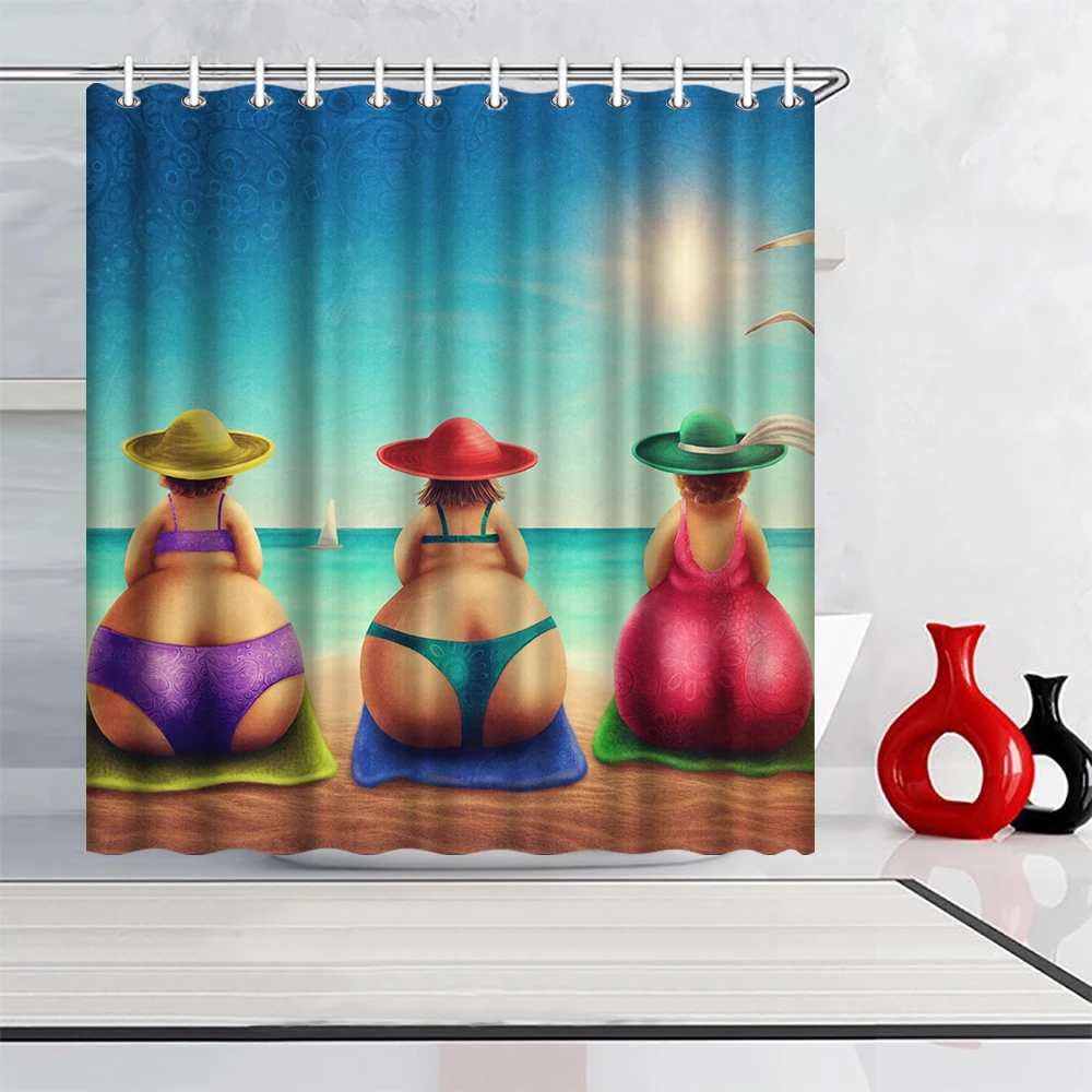 Бикини Женская занавеска для душа s пляжный занавес ванной водонепроницаемый