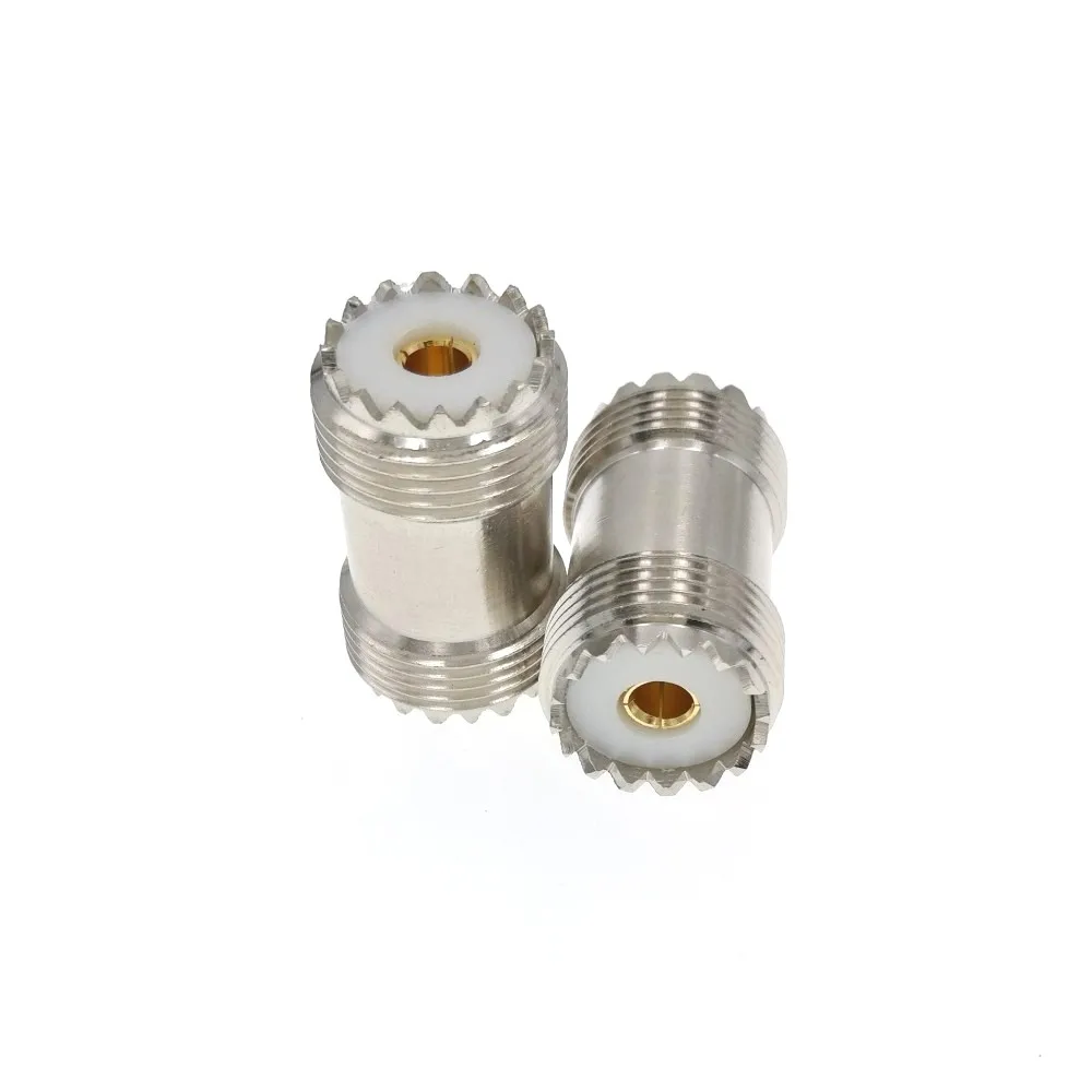 PL 259 UHF Женский коаксиальный кабель адаптер S0 239 двойной разъем 1 шт.|connector adapter|connector